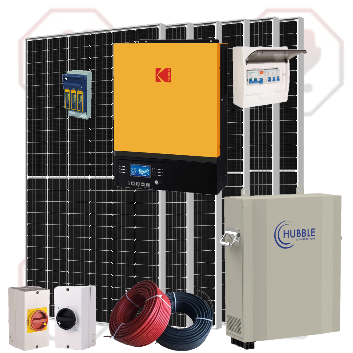 Kodak 3kw Rooftop Solar Power Kit