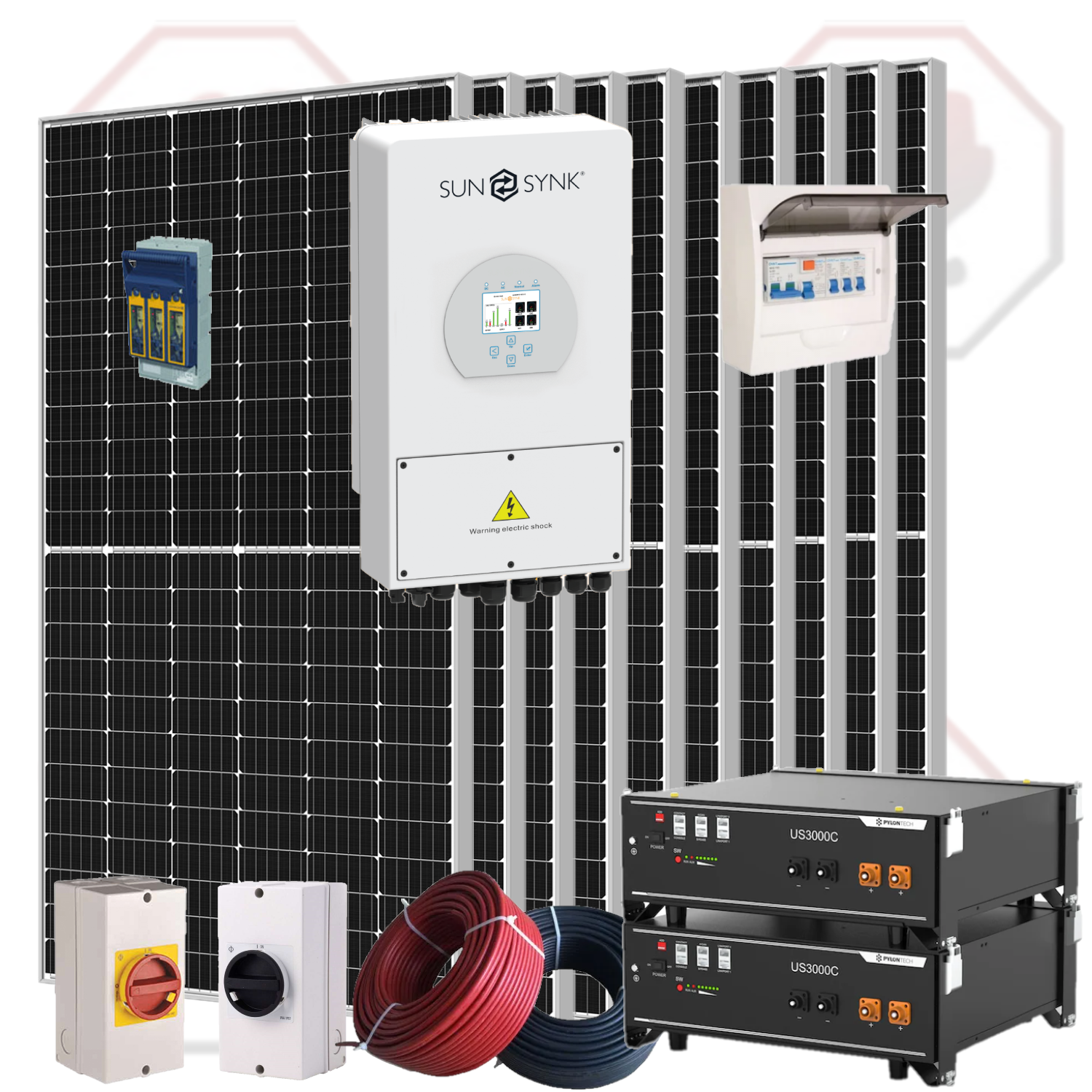 Sunsynk 5kw Rooftop Solar Power Kit